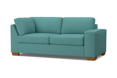 Melrose Right Arm Corner Apt Size Sofa :: Leg Finish: Pecan / Configuration: RAF - Chaise on the Right