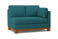 Avalon Right Arm Loveseat :: Leg Finish: Pecan / Configuration: RAF - Chaise on the Right