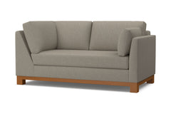 Avalon Right Arm Corner Apt Size Sofa :: Leg Finish: Pecan / Configuration: RAF - Chaise on the Right