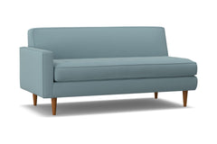 Monroe Left Arm Apartment Size Sofa :: Leg Finish: Pecan / Configuration: LAF - Chaise on the Left