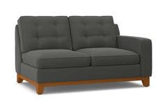 Brentwood Right Arm Loveseat :: Leg Finish: Pecan / Configuration: RAF - Chaise on the Right