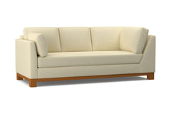 Avalon Left Arm Corner Sofa :: Leg Finish: Pecan / Configuration: LAF - Chaise on the Left