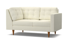 Logan Right Arm Corner Loveseat :: Leg Finish: Pecan / Configuration: RAF - Chaise on the Right