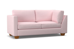 Catalina Left Arm Corner Apt Size Sofa :: Leg Finish: Pecan / Configuration: LAF - Chaise on the Left