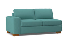 Melrose Left Arm Apartment Size Sofa :: Leg Finish: Pecan / Configuration: LAF - Chaise on the Left