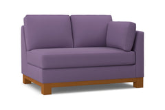 Avalon Right Arm Loveseat :: Leg Finish: Pecan / Configuration: RAF - Chaise on the Right