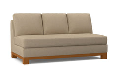 Avalon Armless Sofa :: Leg Finish: Pecan