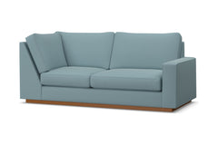 Harper Right Arm Corner Apt Size Sofa :: Leg Finish: Pecan / Configuration: RAF - Chaise on the Right