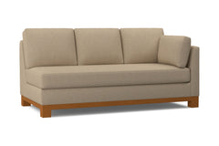 Avalon Right Arm Sofa :: Leg Finish: Pecan / Configuration: RAF - Chaise on the Right