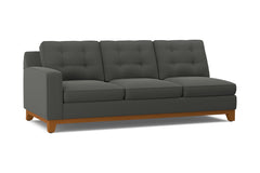 Brentwood Left Arm Sofa :: Leg Finish: Pecan / Configuration: LAF - Chaise on the Left
