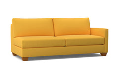 Tuxedo Right Arm Sofa :: Leg Finish: Pecan / Configuration: RAF - Chaise on the Right