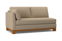 Avalon Left Arm Apartment Size Sofa :: Leg Finish: Pecan / Configuration: LAF - Chaise on the Left