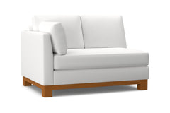 Avalon Left Arm Loveseat :: Leg Finish: Pecan / Configuration: LAF - Chaise on the Left