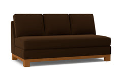 Avalon Armless Sofa :: Leg Finish: Pecan