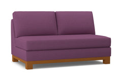 Avalon Armless Loveseat :: Leg Finish: Pecan