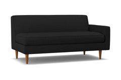 Monroe Right Arm Apartment Size Sofa :: Leg Finish: Pecan / Configuration: RAF - Chaise on the Right