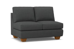 Catalina Armless Loveseat :: Leg Finish: Pecan