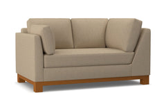 Avalon Left Arm Corner Loveseat :: Leg Finish: Pecan / Configuration: LAF - Chaise on the Left