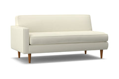 Monroe Left Arm Apartment Size Sofa :: Leg Finish: Pecan / Configuration: LAF - Chaise on the Left