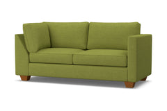 Catalina Right Arm Corner Apt Size Sofa :: Leg Finish: Pecan / Configuration: RAF - Chaise on the Right