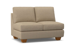 Catalina Armless Loveseat :: Leg Finish: Pecan