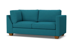 Catalina Right Arm Corner Apt Size Sofa :: Leg Finish: Pecan / Configuration: RAF - Chaise on the Right