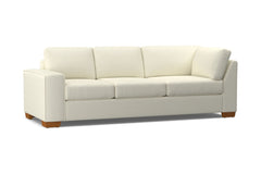 Melrose Left Arm Corner Sofa :: Leg Finish: Pecan / Configuration: LAF - Chaise on the Left