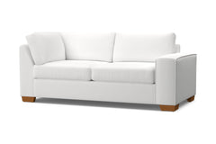 Melrose Right Arm Corner Apt Size Sofa :: Leg Finish: Pecan / Configuration: RAF - Chaise on the Right