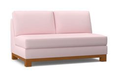 Avalon Armless Loveseat :: Leg Finish: Pecan