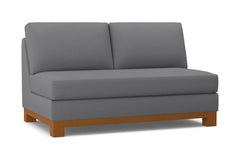 Avalon Armless Loveseat :: Leg Finish: Pecan