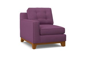 Brentwood Left Arm Chair :: Leg Finish: Pecan / Configuration: LAF - Chaise on the Left