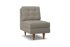 Logan Armless Chair :: Leg Finish: Pecan