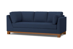 Avalon Right Arm Corner Sofa :: Leg Finish: Pecan / Configuration: RAF - Chaise on the Right