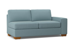 Melrose Right Arm Apartment Size Sofa :: Leg Finish: Pecan / Configuration: RAF - Chaise on the Right