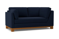 Avalon Left Arm Corner Apt Size Sofa :: Leg Finish: Pecan / Configuration: LAF - Chaise on the Left