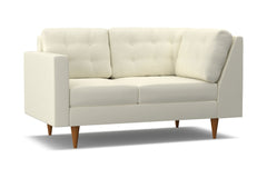 Logan Left Arm Corner Loveseat :: Leg Finish: Pecan / Configuration: LAF - Chaise on the Left