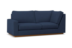 Harper Left Arm Corner Apt Size Sofa :: Leg Finish: Pecan / Configuration: LAF - Chaise on the Left