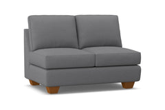 Catalina Armless Loveseat :: Leg Finish: Pecan