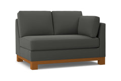 Avalon Right Arm Loveseat :: Leg Finish: Pecan / Configuration: RAF - Chaise on the Right