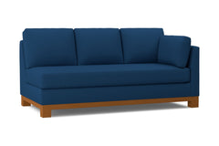 Avalon Right Arm Sofa :: Leg Finish: Pecan / Configuration: RAF - Chaise on the Right