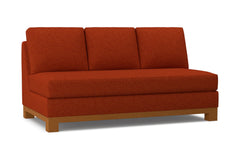 Avalon Armless Sofa :: Leg Finish: Pecan