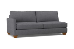 Tuxedo Left Arm Sofa :: Leg Finish: Pecan / Configuration: LAF - Chaise on the Left