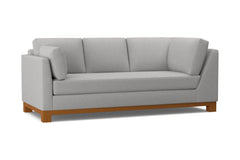 Avalon Left Arm Corner Sofa :: Leg Finish: Pecan / Configuration: LAF - Chaise on the Left