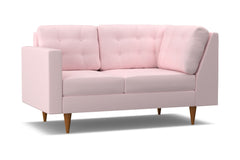 Logan Left Arm Corner Loveseat :: Leg Finish: Pecan / Configuration: LAF - Chaise on the Left