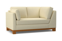 Avalon Left Arm Corner Loveseat :: Leg Finish: Pecan / Configuration: LAF - Chaise on the Left