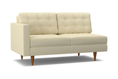 Logan Left Arm Apartment Size Sofa :: Leg Finish: Pecan / Configuration: LAF - Chaise on the Left