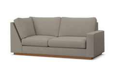 Harper Right Arm Corner Apt Size Sofa :: Leg Finish: Pecan / Configuration: RAF - Chaise on the Right