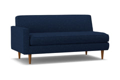 Monroe Left Arm Apartment Size Sofa :: Leg Finish: Pecan / Configuration: LAF - Chaise on the Left