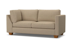 Catalina Right Arm Corner Apt Size Sofa :: Leg Finish: Pecan / Configuration: RAF - Chaise on the Right