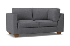 Catalina Left Arm Corner Loveseat :: Leg Finish: Pecan / Configuration: LAF - Chaise on the Left